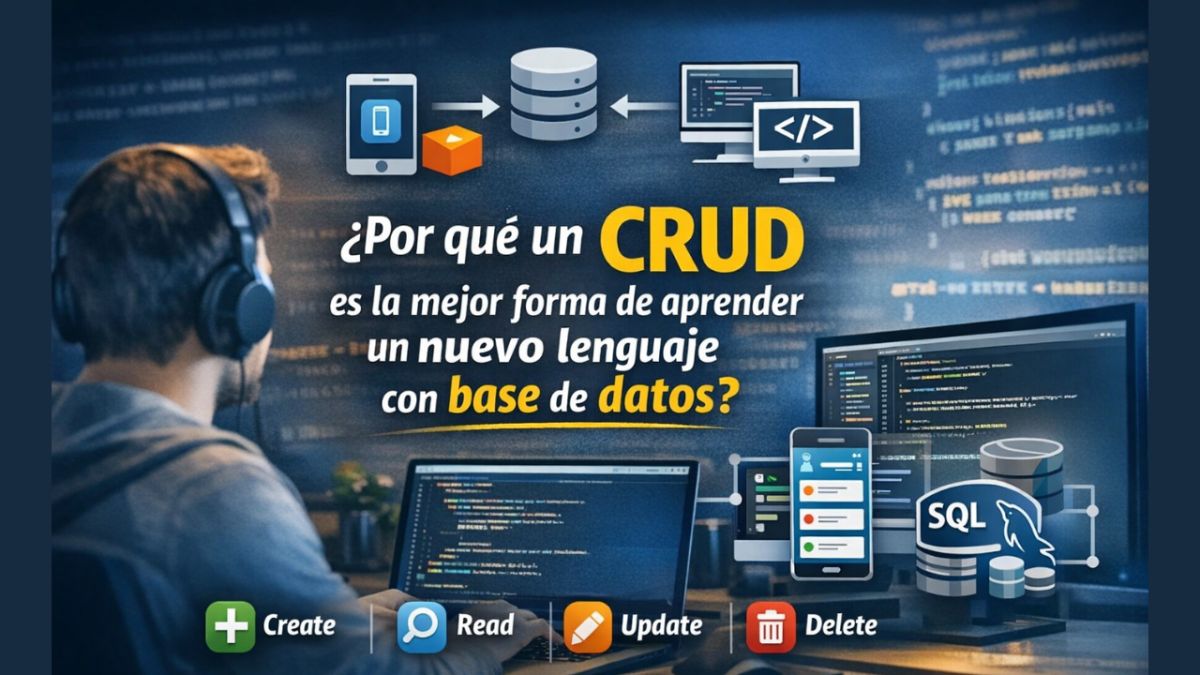 🧠 ¿Por qué un CRUD sigue siendo la mejor forma de aprender un nuevo lenguaje con base de datos?